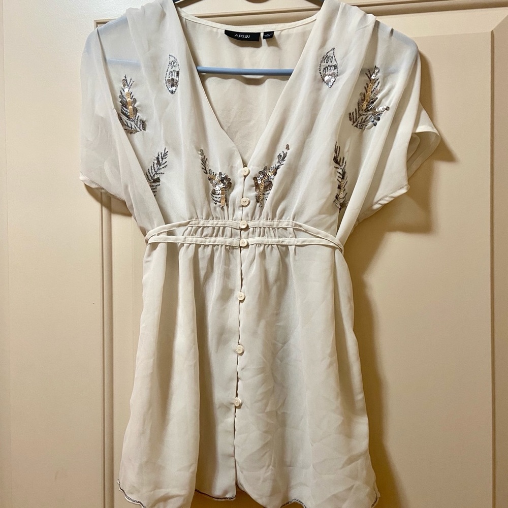 Cute Sequined Apt. 9 Top